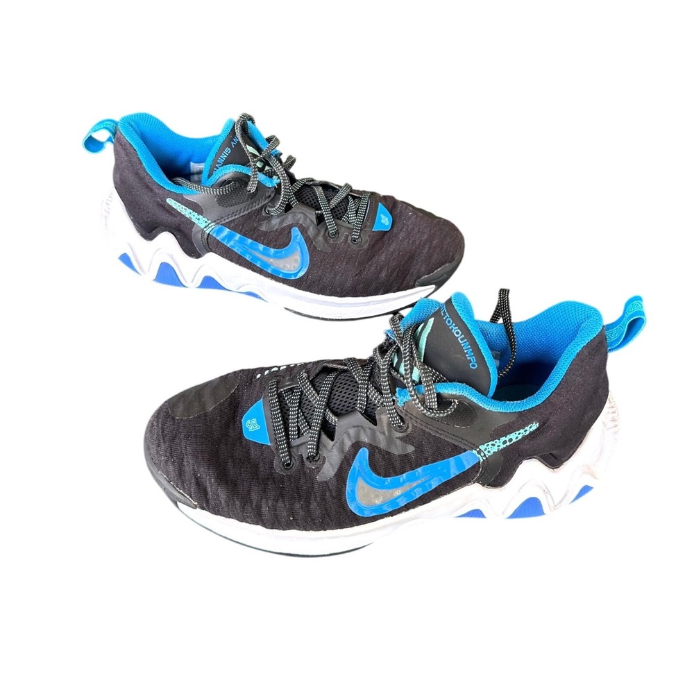 Nike Giannis Immortality 2 GS Big Kids Athletic Shoes Size 6Y Black Washed Teal